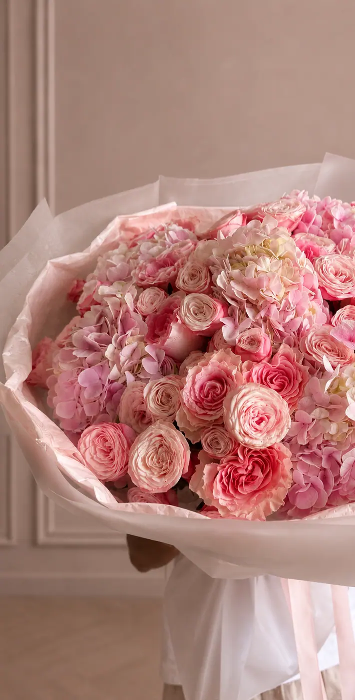 Roses and Hydrangeas