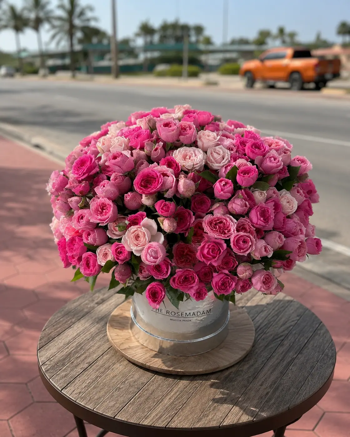 51 spray roses in a box